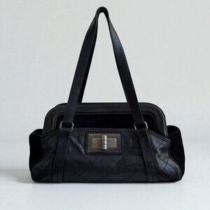 CHANEL 2007 mademoiselle lock tote bag